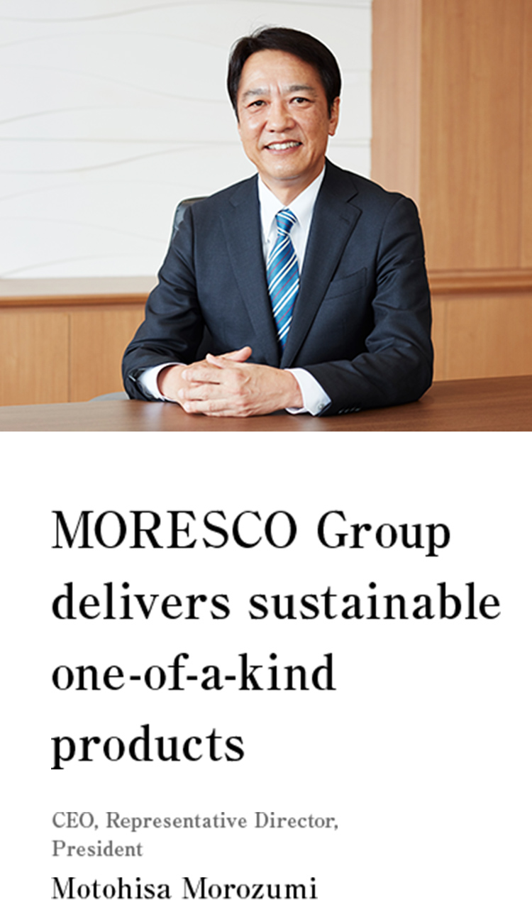 MORESCO Group delivers sustainable one-of-a-kind products