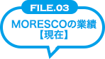 FILE03 MORESCOの業績[現在]